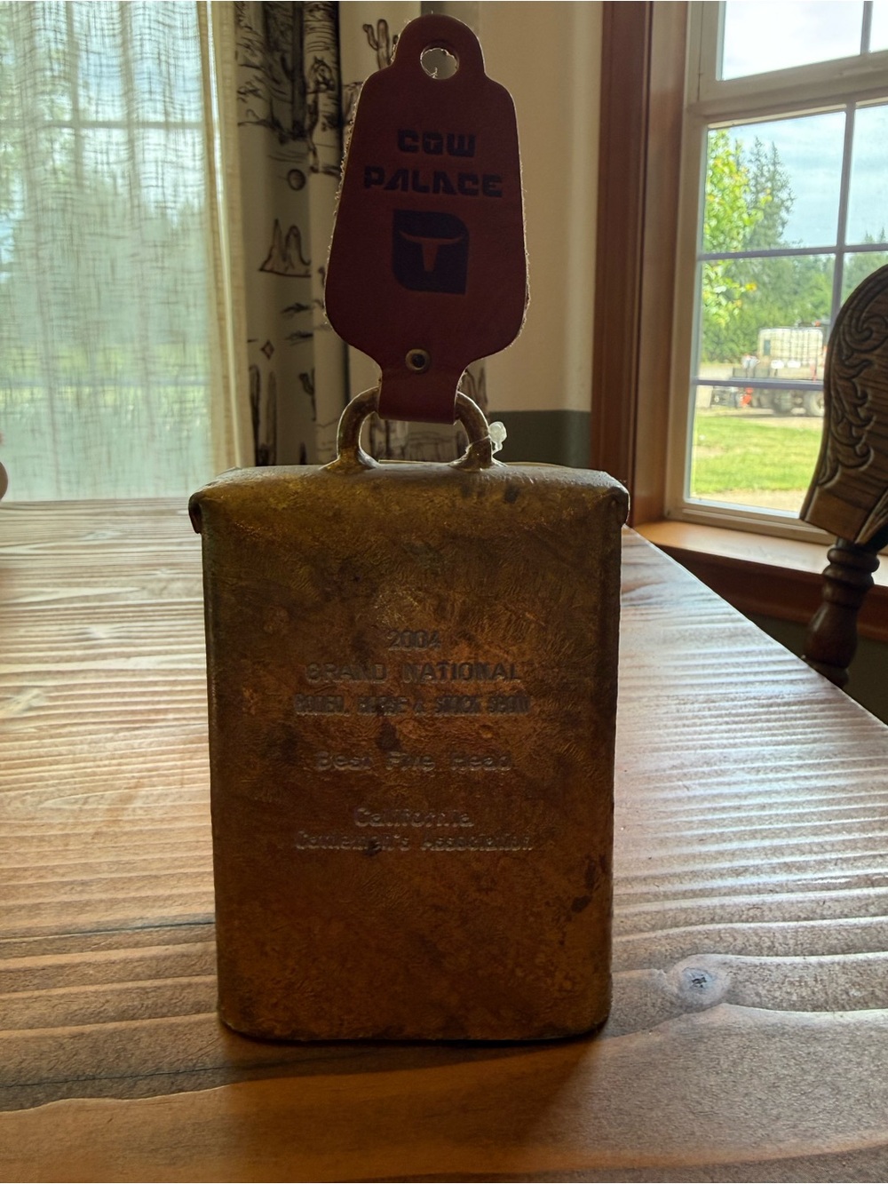 2004 Cow Palace Grand National cow bell